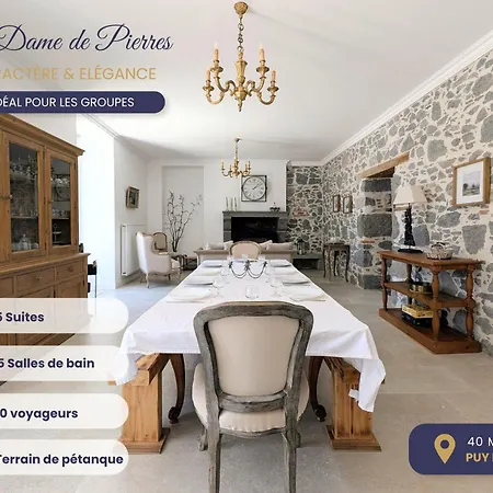 La Dame De Pierres - Maison Bourgeoise - 5 Suites Avec Salle De Bain Privative - Charme & Confort - 40 Min Puydufou Holiday home